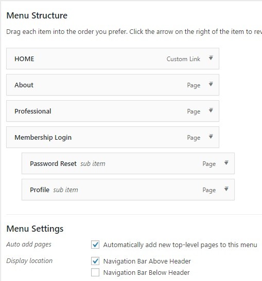 how-to-create-wordpress-menu-structure
