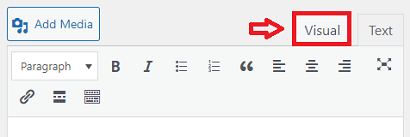 wordpress-post-formatting-visual-tab-editor