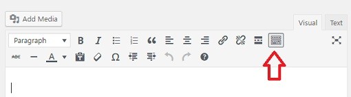 wordpress-posts-formatting-add-text-visual-view-toolbar-toggle