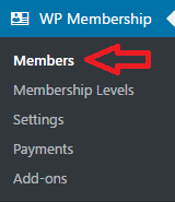 wordpress-simple-membership-add-members-manually-admin-menu