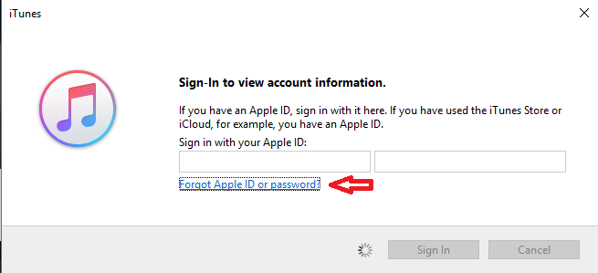 apple itunes login