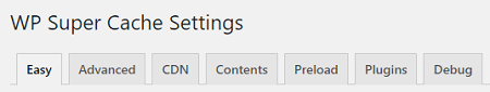 wp-super-cache-plugin-settings-admin-top-menu