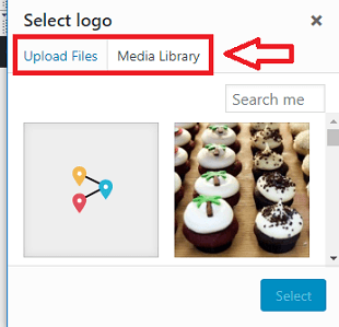 upload-or-select-media-library-to-change-vantage-theme-logo