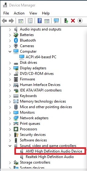 realtek high definition audio device driver acer