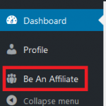 How Logged In WP Users Register To Become Affiliates