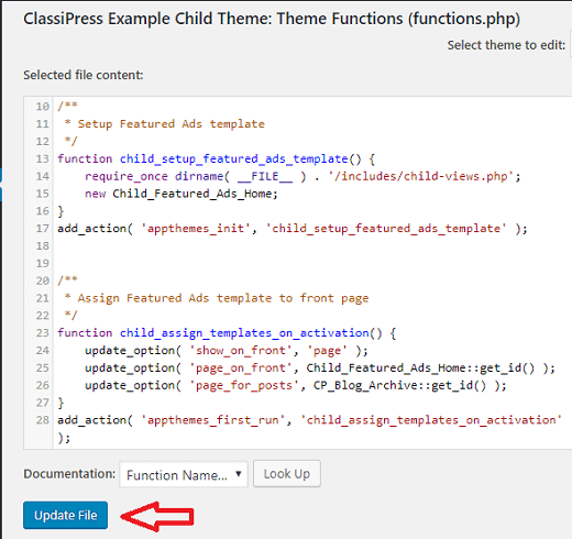 classipress-child-theme-functions-file-entries