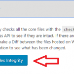 Test WP Files Integrity Using Health Check Plugin Tools