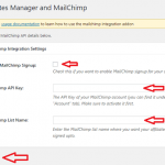 Signup New Affiliates To Your MailChimp List