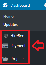 hirebee-theme-admin-menu-options