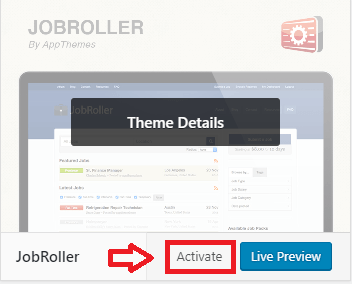 activate-jobroller-theme