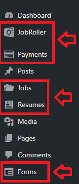 jobroller-theme-admin-menu-options