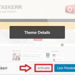 How To Install WordPress Taskerr Theme