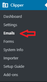 clipper-wordpress-theme-admin-emails-settings