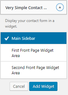 add-very-simple-contact-form-widget