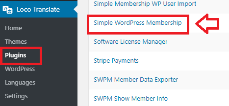 click-simple-wordpress-membership-plugin-loco-translate