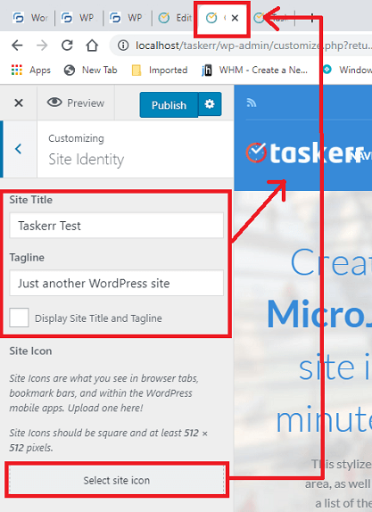 taskerr-theme-customize-header-site-title