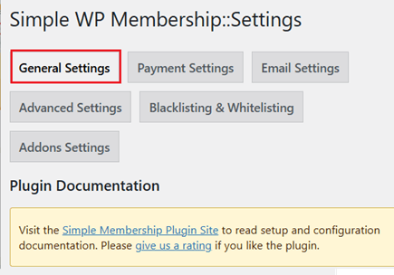 wordpress-simple-membership-general-settings-tab