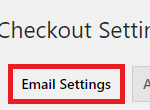 WP Express Checkout Email Settings