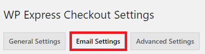 wp-express-checkout-email-settings