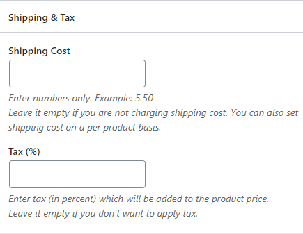 wp-express-checkout-shipping-tax