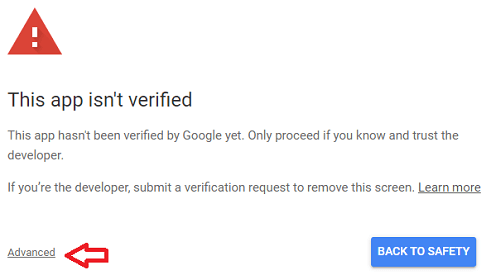 app-not-verified-error-message