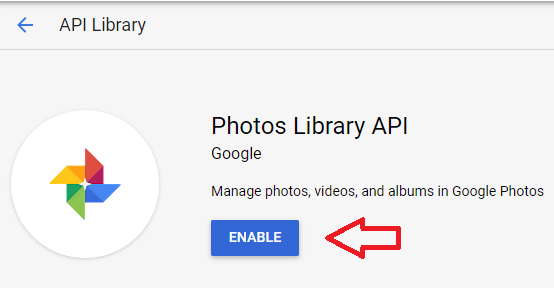 enable-google-photos-api