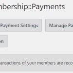 Simple Membership Payments And Transactions