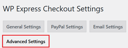 wp-express-checkout-advanced-settings-tab
