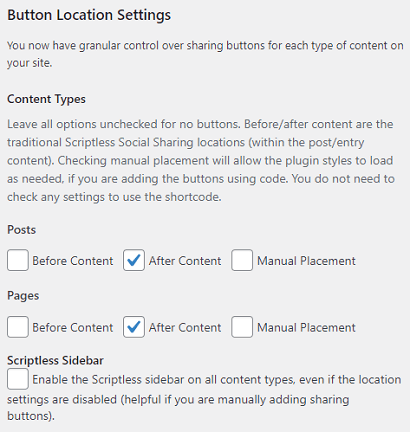 wp-scriptless-social-sharing-plugin-button-location-settings