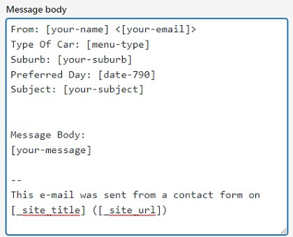 wp-contact-form-7-driving-school-form-mail-message-body
