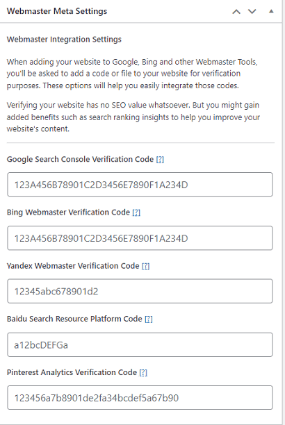 the-seo-framework-webmaster-meta-settings