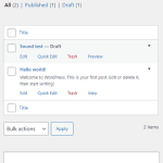 WordPress Posts Settings Advanced Options