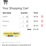 Sell Products WordPress Simple Shopping Cart
