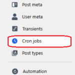 WP Database Cleaner Cron Jobs