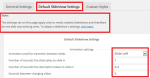 WordPress Slideshow SE Plugin Default Settings