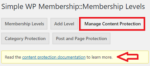 Apply Content Protection Using Simple Membership